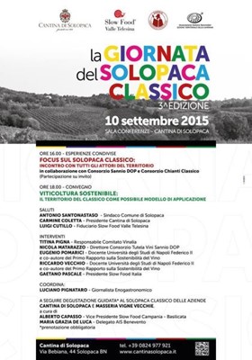 Focus e convegno Solopaca Classico Sannio DOP